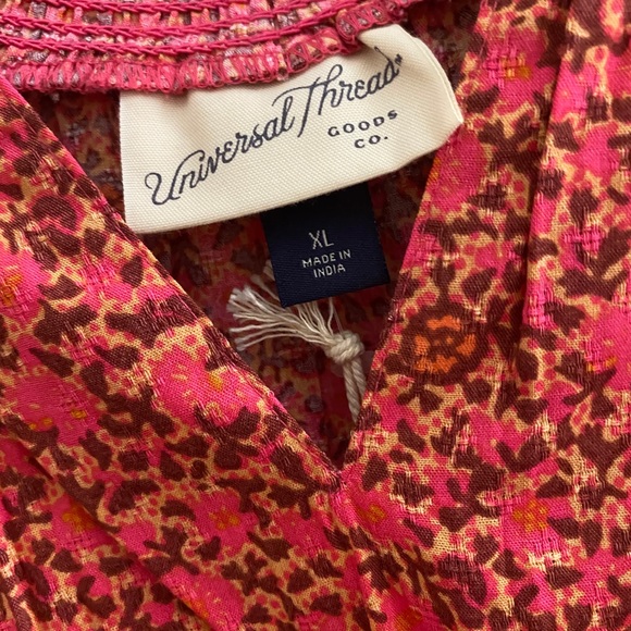 NWT Floral Puff Sleeve Tiered Babydoll Dress - Picture 12 of 14